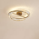 Modern Round LED Crystal Ceiling Lamp For Living Room