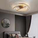 Modern Round LED Crystal Ceiling Lamp For Living Room