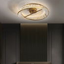 Modern Round LED Crystal Ceiling Lamp For Living Room