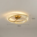Modern Round LED Crystal Ceiling Lamp For Living Room