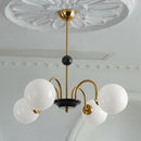 Chrome Chandelier Living Room Lighting Nordic Glass Chandelier