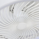 Enclosed Ceiling Fan with LED Light, 6 Speeds, Dimmable, Remote Control Ceiling Fan With Light