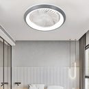 Enclosed Ceiling Fan with LED Light, 6 Speeds, Dimmable, Remote Control Ceiling Fan With Light