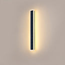 Modern Bright Long Black Led Exterior Wall Lights