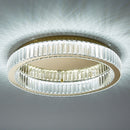 Round Crystal Ceiling Lights in Gold Colour