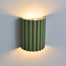 Modern Half-Circle Resin Wall Sconce For Living Room