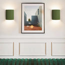 Modern Half-Circle Resin Wall Sconce For Living Room