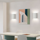 Modern Half-Circle Resin Wall Sconce For Living Room