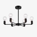 Modern Industrial 6-Light Iron Pendant Lamp
