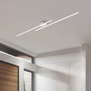 Set of 2 Modern Linear LED Ceiling Lights for Living Room Hallway Bedroom Kitchen