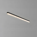 Modern Retro Black Acrylic Linear LED Ceiling Light