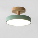 Set of 2 Nordic Semi Flush Ceiling Lights Hallway LED Ceiling Lamp