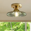 Nordic Glass Semi-Flush Mount Ceiling Light