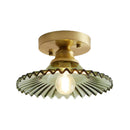 Nordic Glass Semi-Flush Mount Ceiling Light