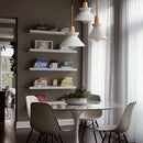 Modern White Concrete Cone Pendant Light