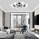 Nordic Iron Multi-Head Living Room Ceiling Lights