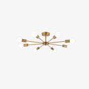 Nordic Iron Multi-Head Living Room Ceiling Lights