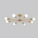 Nordic Iron Multi-Head Living Room Ceiling Lights