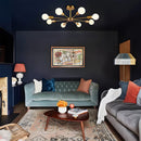 Nordic Iron Multi-Head Living Room Ceiling Lights