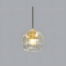 Nordic Modern Bedroom Spherical Glass Pendant Lights