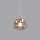 Modern Glass Globe LED Pendant Lights Kitchen Island