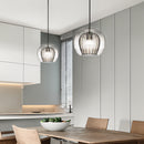 Modern Glass Globe LED Pendant Lights Kitchen Island