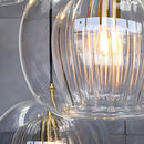 Modern Glass Globe LED Pendant Lights Kitchen Island