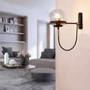 Nordic Retro Style Glass Ball Wall Lamp