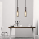 Modern Iron Grey Hanging Light Pendant Lampshade