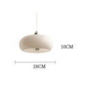 Vintage Bauhaus Round Glass Pendant Light