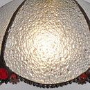 Vintage Stained Glass Dome Tiffany Pendant Light