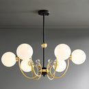 Black Adjustable Sputnik Chandeliers