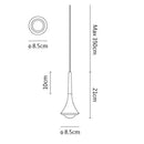 Luxury Raindrop Chandelier LED Hanging Lamp