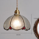 Vintage Stained Glass Dome Tiffany Pendant Light