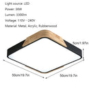 Colorful Square Simple Ceiling Lights