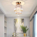 Luxury Glass Flush Mount Ceiling Light Fixture for Hallway Bedroom