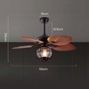 Black Creative Flying Ceiling Fans with Outdoor Lighting