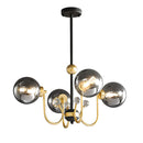 Black Adjustable Sputnik Chandeliers