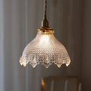 Vintage Glass Disc Design Style Pendant Light