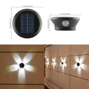 Outdoor Waterproof Wall Lights Solar Wall Sconce for Garden Patio