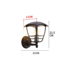 IP44 Weather-resistant Black Lantern Outdoor Lights for Garden