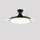 Simple Low Profile Bedroom Ceiling Fan With LED Light