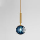 Colorful Glass Pendant Lights For Kitchen