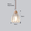 Exquisite Glass Dining Room Clear Pendant Lights