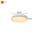 Scandinavian Round Resin Living Room Ceiling Light