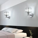 Crystal Round And Square Hallway Wall Lights