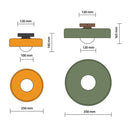 Modern Round Flush Mount Kitchen Flush Ceiling Light