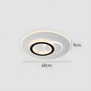 Minimalist Ultra-thin Metal Living Room Led Ceiling Lights