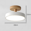 Set of 2 Nordic Semi Flush Ceiling Lights Hallway LED Ceiling Lamp
