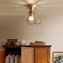 Glass Brass Ceiling Lights